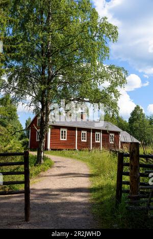 Kovero Heritage Farm - kleines Freilichtmuseum - im Seitseminen-Nationalpark, Finnland Stockfoto