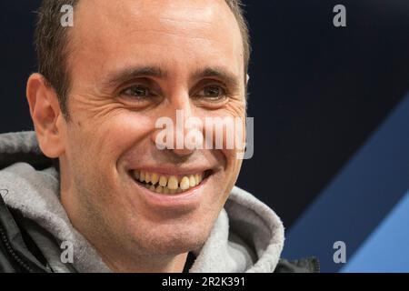 Turin, Italien. 19. Mai 2023. Der italienische Karikaturist Michele Rech (bekannt als Zerocalcare) ist Gast der Turin Buchmesse 2023. Kredit: Marco Destefanis/Alamy Live News Stockfoto