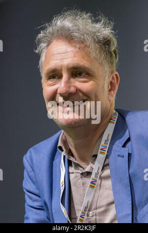 Turin, Italien. 19. Mai 2023. Andreas Weber ist Gast der Turin Buchmesse 2023. Kredit: Marco Destefanis/Alamy Live News Stockfoto