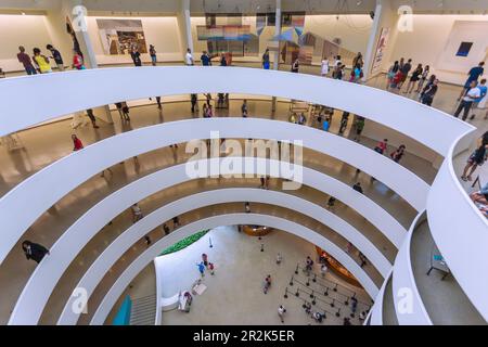 New York City, Manhattan, Solomon R Guggenheim Museum Stockfoto