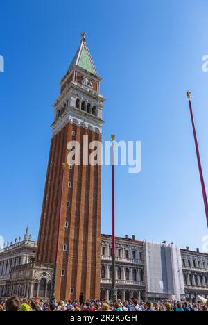 Venedig, Piazza San Marco, Campanile di San Marco Stockfoto