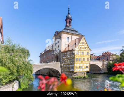 Bamberg; Altes Rathaus; Oberbrücke Stockfoto