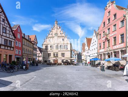 Weissenburg in Bayern; Holzmarkt; Rathaus Stockfoto