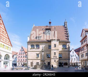 Weissenburg in Bayern; Marktplatz; Rathaus Stockfoto