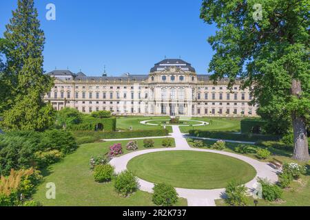 Würzburg, Residenz mit Hofgarten, Ostgarten Stockfoto