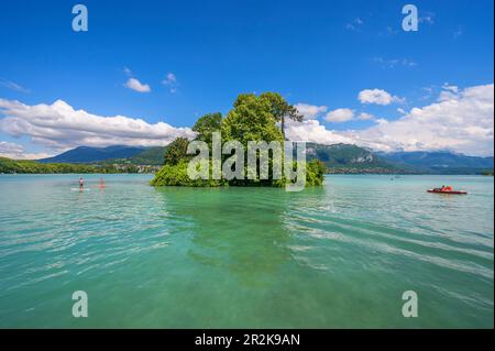 Lac de Annecy, Departement Haute-Savoie, Auvergne-Rhone-Alpes, Frankreich Stockfoto