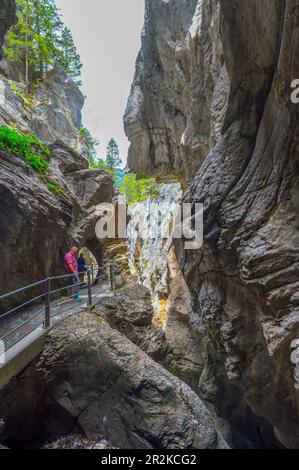 Rosenlaui-Schlucht, UNESCO-Weltkulturerbe, Berner Oberland, Kanton Bern, Schweiz Stockfoto