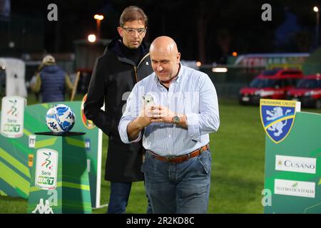 Libero Liberati Stadium, Terni, Italien, 19. Mai 2023, Der Präsident Stefano Bandecchi&#XA;und&#XA;Vizepräsident Paolo Tagliavento&#XA;(Ternana) Durin Stockfoto