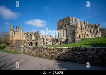 Easby Abbey, Richmond, North Yorkshire Stockfoto