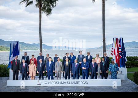 Hiroshima, Japan. 20. Mai 2023. G7-Gipfel in Hiroshima. Kredit: Michael Kappeler/dpa/Alamy Live News Stockfoto