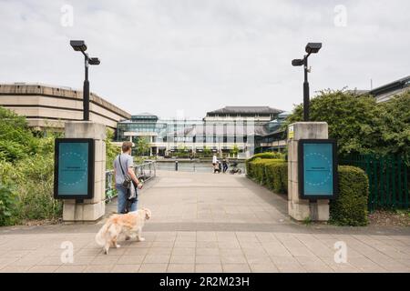 Das Äußere des National Archives, Bessant Drive, Richmond, London, TW9, England, Großbritannien Stockfoto