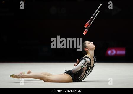 Milli Gimnastika rena, Baku, Aserbaidschan, 18. Mai 2023, ECH Rhythmics BAKU am 20. Mai 2023 auf der MGA-Milli Gimnastika Arenasi in Baku von Filippo T. Stockfoto