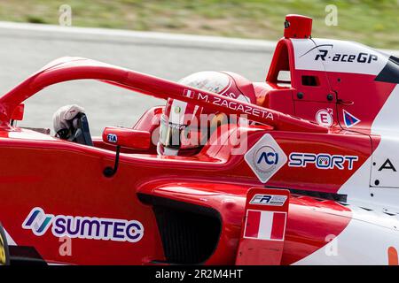 20. Mai 2023; Circuit de Barcelona-Catalunya, Barcelona, Katalonien, Spanien: 6 Stunden Barcelona, Tag 1; Matias Zagazeta (PER) mit der R ACE Formula Regional European Championship von Alpine Stockfoto