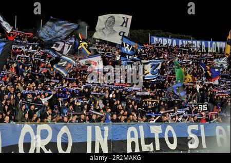 Arena Garibaldi, Pisa, Italien, 19. Mai 2023, Fans von Pisa während des Spiels AC Pisa gegen SPAL – italienischer Fußball Serie B. Stockfoto