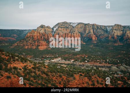 Blick vom Flughafen Mesa in Sedona, Arizona Stockfoto