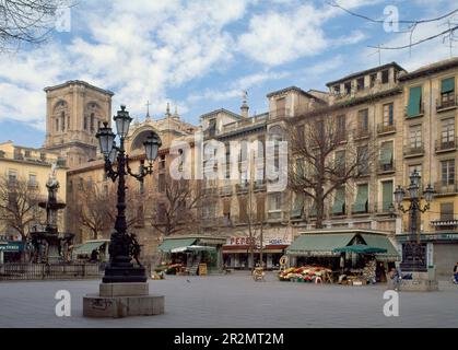 PLAZA DE LA BIBARRAMBLA - FOTO AÑOS 80. Lage: AUSSEN. GRANADA. SPANIEN. Stockfoto