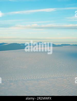 Sanddünen im White Sands National Park, New Mexico Stockfoto