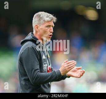 Aviva Stadium, Dublin, Irland. 20. Mai 2023. Heineken Champions Cup-Finale Rugby, Leinster gegen La Rochelle: Ronan O'Gara La Rochelle Head Coach Credit: Action Plus Sports/Alamy Live News Stockfoto