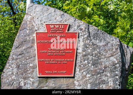Hosingen in Luxemburg Stockfoto