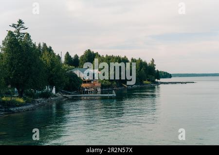 Hafen in South Baymouth canada - Mai 2023. Hochwertiges Foto Stockfoto