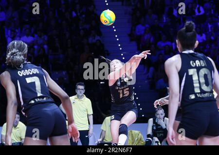 Italien – Torino – 20. Mai-2023 #15 Bajema Kara (VakifBank Istambul) während der Champions League Frauen Super Finals 2023 – VakifBank Istanbul vs Eczacibasi Dynavit Istanbul Stockfoto