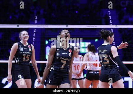 Italien – Torino – 20. Mai 2023 #7 Ogbogu Chiaka (VakifBank Istambul) während der Champions League Frauen Super Finals 2023 – VakifBank Istanbul vs Eczacibasi Dynavit Istanbul Stockfoto