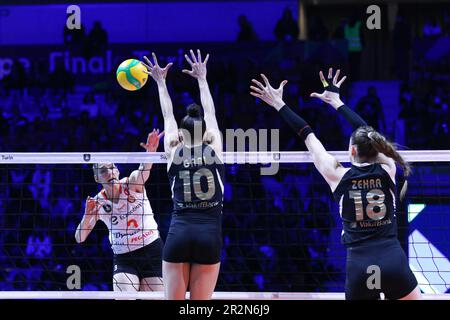 Italien - Torino- 20 Mai-2023 #3 Bošković Tijana (Eczacibasi Dynavit Istambul) Champions League Frauen Super Finals 2023 - VakifBank Istanbul vs Eczacibasi Dynavit Istanbul Stockfoto