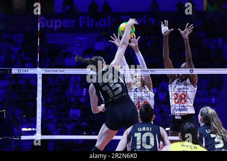 Italien - Torino- 20 Mai-2023 #15 Bajema Kara Champions League Frauen Super Finals 2023 - VakifBank Istanbul vs Eczacibasi Dynavit Istanbul Stockfoto