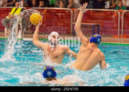 Florenz, Italien. 20. Mai 2023. Stefano Sordini (Rari Nantes Florentia) während des Playoff - RN Florentia vs Brescia Waterpolo, Serie A2 in Florenz, Italien, Mai 20 2023 Kredit: Independent Photo Agency/Alamy Live News Stockfoto