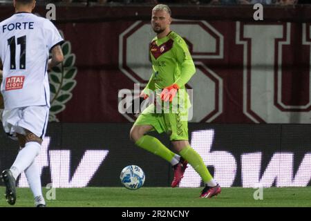 Reggio Calabria, Italien. 19. Mai 2023. Nikita Contini während Reggina 1914 vs Ascoli Calcio, italienisches Fußballspiel der Serie B in Reggio Calabria, Italien, Mai 19 2023 Kredit: Independent Photo Agency/Alamy Live News Stockfoto