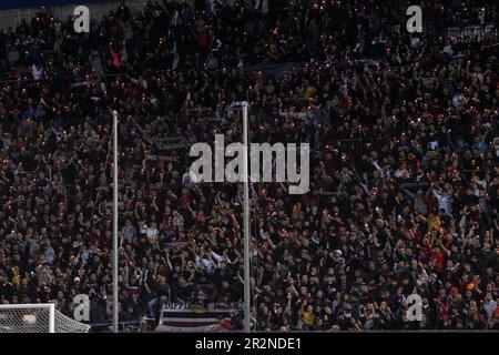 Reggio Calabria, Italien. 19. Mai 2023. Fans von Reggina während Reggina 1914 gegen Ascoli Calcio, italienisches Fußballspiel der Serie B in Reggio Calabria, Italien, Mai 19 2023 Kredit: Independent Photo Agency/Alamy Live News Stockfoto