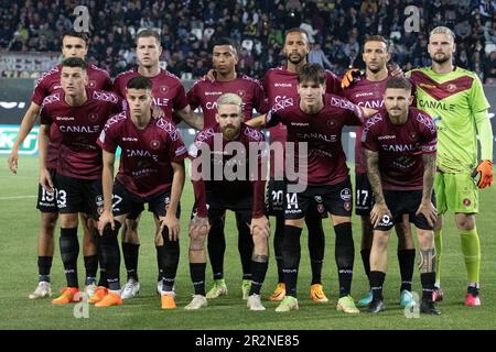 Reggio Calabria, Italien. 19. Mai 2023. Reggina-Team während Reggina 1914 vs Ascoli Calcio, italienischer Fußballspieler der Serie B in Reggio Calabria, Italien, Mai 19 2023 Kredit: Independent Photo Agency/Alamy Live News Stockfoto