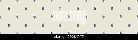 Eigenartiges Lino-Schnitt-Motiv-Vektormuster für Blattsplitter. Nahtlose Dekoration eines skurrilen Blattdesigns für den hintergrund von scandi. Stock Vektor