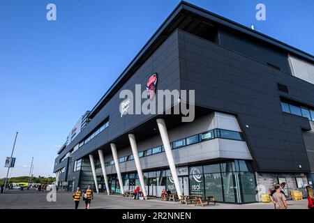 Allgemeiner Blick auf das AJBell Stadium während des sechsten Spiels des Betfred Challenge Cup zwischen Salford Red Devils und Huddersfield Giants im AJ Bell Stadium, Eccles am Samstag, den 20. Mai 2023. (Foto: Ian Charles | MI News) Guthaben: MI News & Sport /Alamy Live News Stockfoto