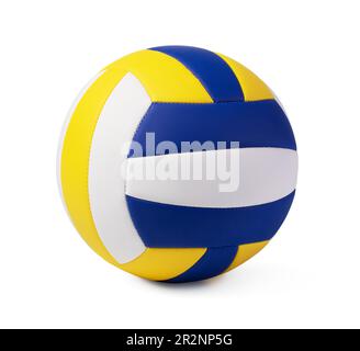 Volleyball Ball isoliert auf weißem Hintergrund Stockfoto