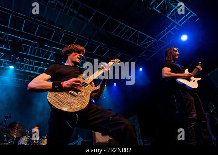 SOZIALE PROPHEZEIUNG am Rock A L'Usine, Istres, FRANKREICH, 12/05/2023 Florent 'MrCrash' B.. Stockfoto