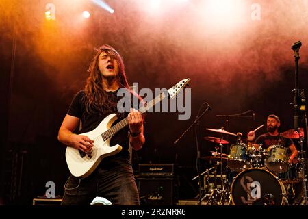 SOZIALE PROPHEZEIUNG am Rock A L'Usine, Istres, FRANKREICH, 12/05/2023 Florent 'MrCrash' B.. Stockfoto