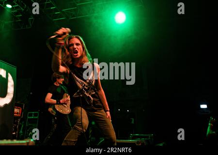 SOZIALE PROPHEZEIUNG am Rock A L'Usine, Istres, FRANKREICH, 12/05/2023 Florent 'MrCrash' B.. Stockfoto