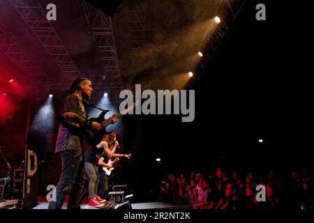 SOZIALE PROPHEZEIUNG am Rock A L'Usine, Istres, FRANKREICH, 12/05/2023 Florent 'MrCrash' B.. Stockfoto