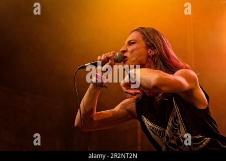 SOZIALE PROPHEZEIUNG am Rock A L'Usine, Istres, FRANKREICH, 12/05/2023 Florent 'MrCrash' B.. Stockfoto