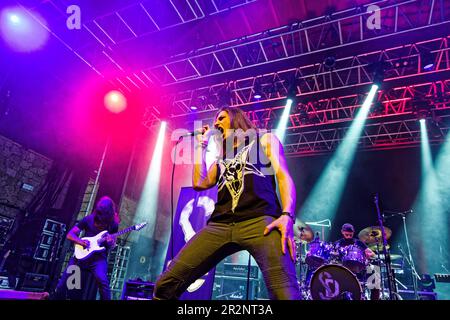 SOZIALE PROPHEZEIUNG am Rock A L'Usine, Istres, FRANKREICH, 12/05/2023 Florent 'MrCrash' B.. Stockfoto