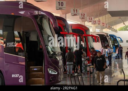 ADO-Busbahnhof an der Plaza Paseo 60 im zentralen Viertel Merida Yucatan Mexiko Stockfoto