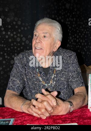 Englischer Bluesmann John Mayall, OBE, beim Avignon Blues Festival, Frankreich, am 16. Oktober 2015. Stockfoto