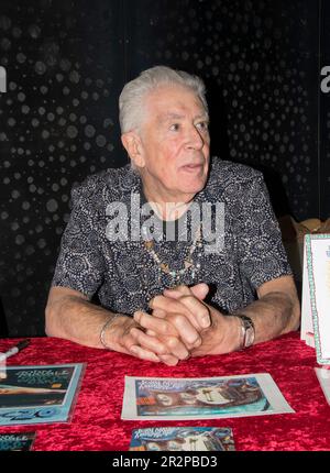 Englischer Bluesmann John Mayall, OBE, beim Avignon Blues Festival, Frankreich, am 16. Oktober 2015. Stockfoto