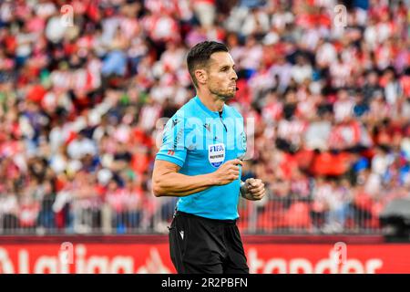 20. Mai 2023: ALMERIA, SPANIEN - 20. MAI: Del Cerro Grande während des Spiels zwischen UD Almeria und RCD Mallorca von La Liga Santander am 20. Mai 2023 im PowerHorse Stadium in Almeria, Spanien. (Kreditbild: © Samuel CarreÃ±O/PX Imagens via ZUMA Press Wire) NUR REDAKTIONELLE VERWENDUNG! Nicht für den kommerziellen GEBRAUCH! Stockfoto