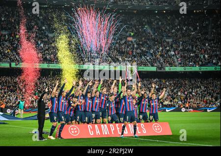 Barcelona, Spanien. 20. Mai 2023. Spiel La Liga Santander zwischen FC Barcelona und Real Sociedad am 20. Mai 2023 im Spotify Camp Nou in Barcelona, Spanien. (Foto/Felipe Mondino) Kredit: Unabhängige Fotoagentur/Alamy Live News Stockfoto