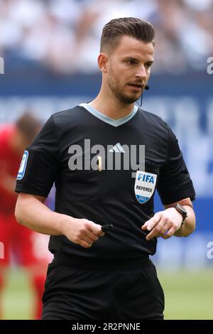 Gelsenkirchen, Deutschland, 1. Fussball Bundesliga 33. Spieltag FC Schalke 04 gegen Eintracht Frankfurt 2:2 am 20. 05. 2023 in der Veltins Arena auf Schalke in Gelsenkirchen Daniel SCHLAGER Foto: Norbert Schmidt, Düsseldorf Stockfoto