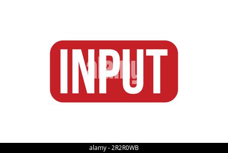 Eingangsvektor Für Gummistempeldichtung Stock Vektor