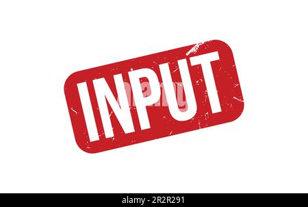 Eingangsvektor Für Gummistempeldichtung Stock Vektor