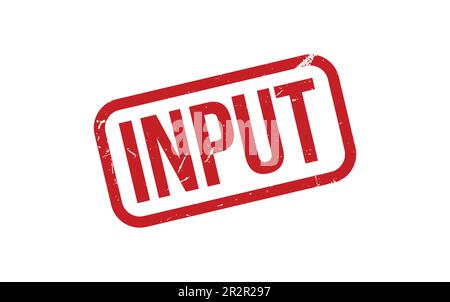 Eingangsvektor Für Gummistempeldichtung Stock Vektor